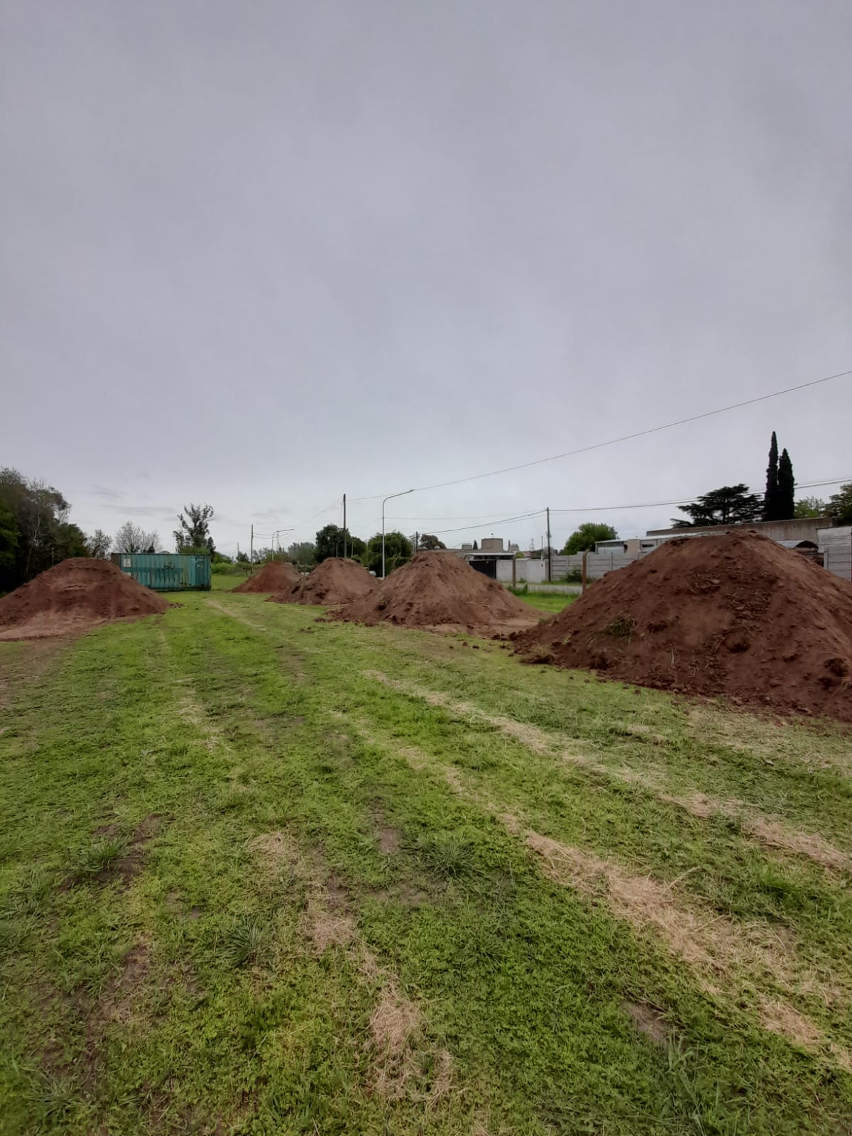 Así lucía semanas atrás la pista de BMX en Parque Norte.