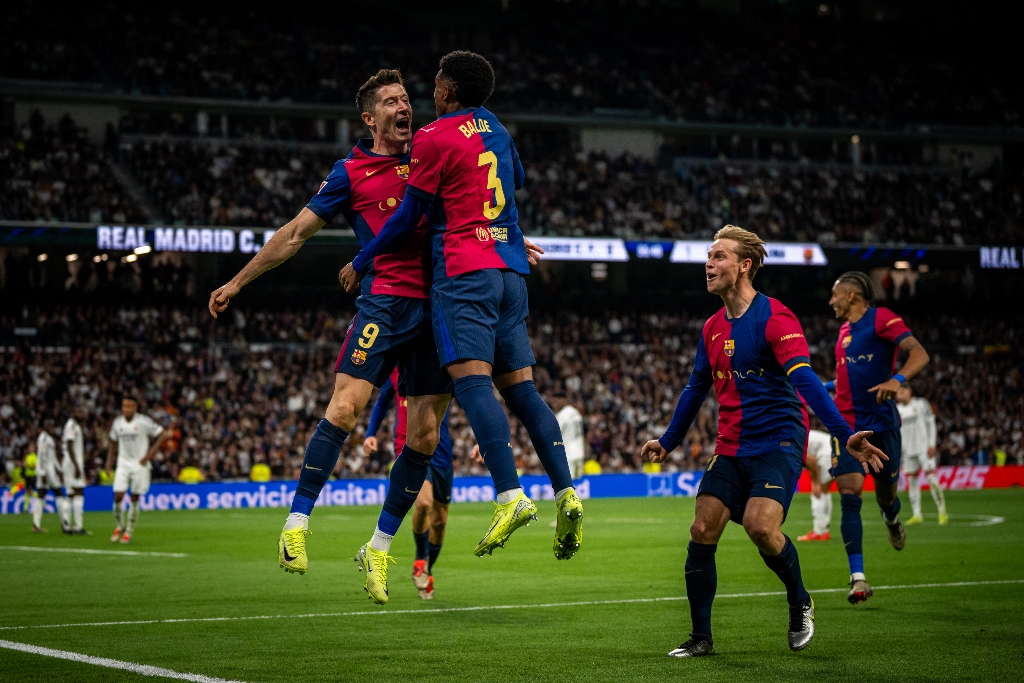 Barcelona se lució en el Santiago Bernabeu.