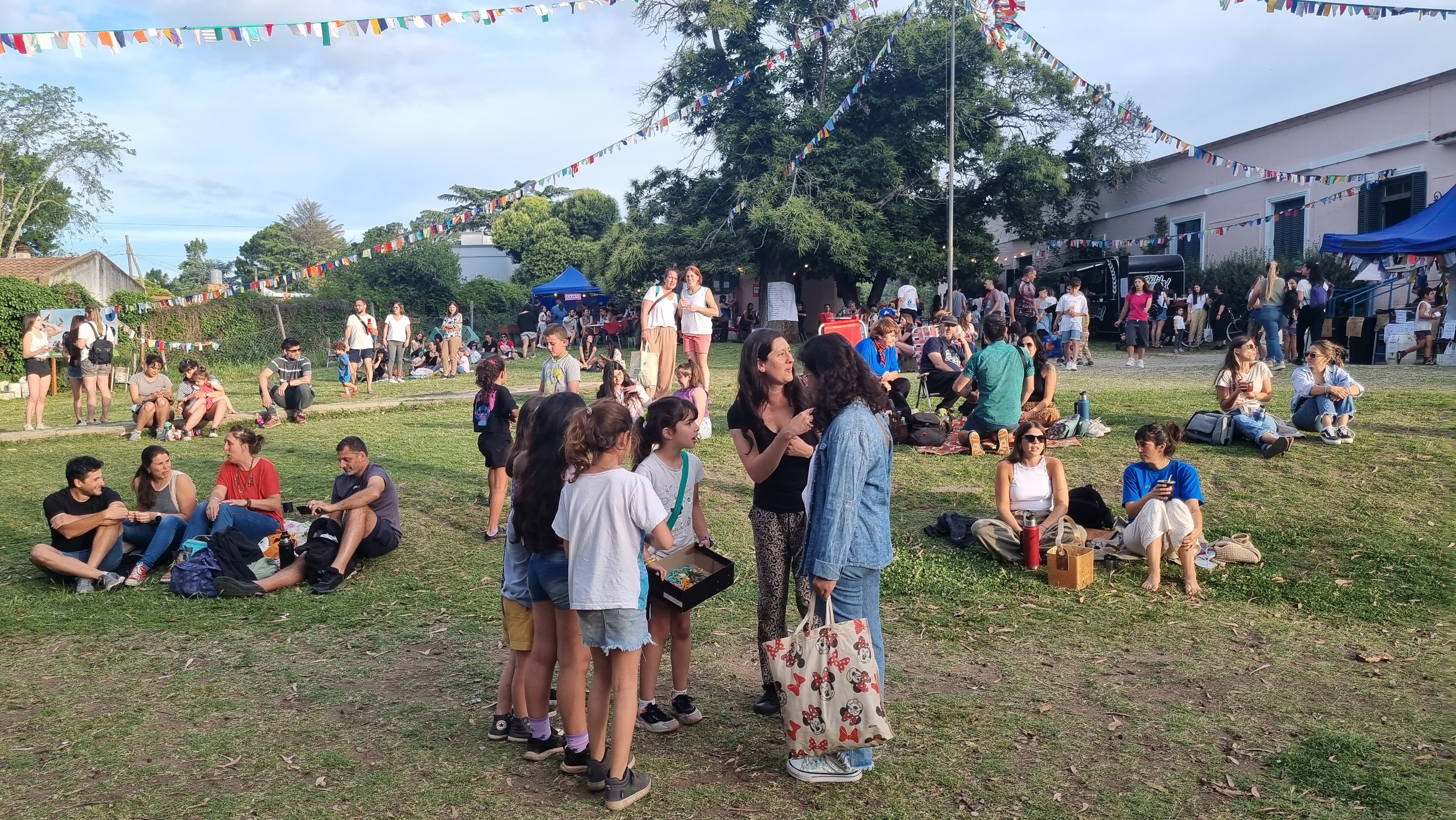 Las familias se acercaron hasta Nuestra Tierra para ser parte de la cuarta edición del festival.