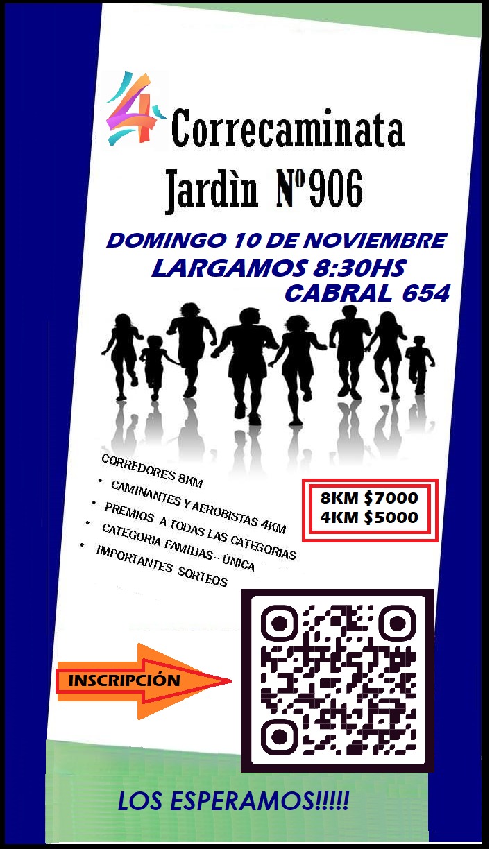 flyer correcaminata