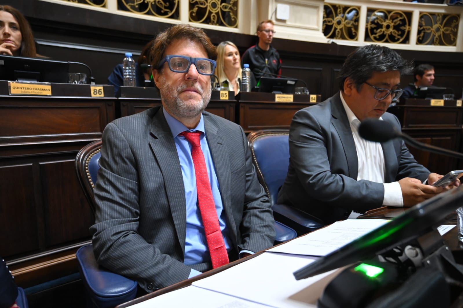 El presidente del bloque de Diputados de la UCR + Cambio Federal, Diego Garciarena,