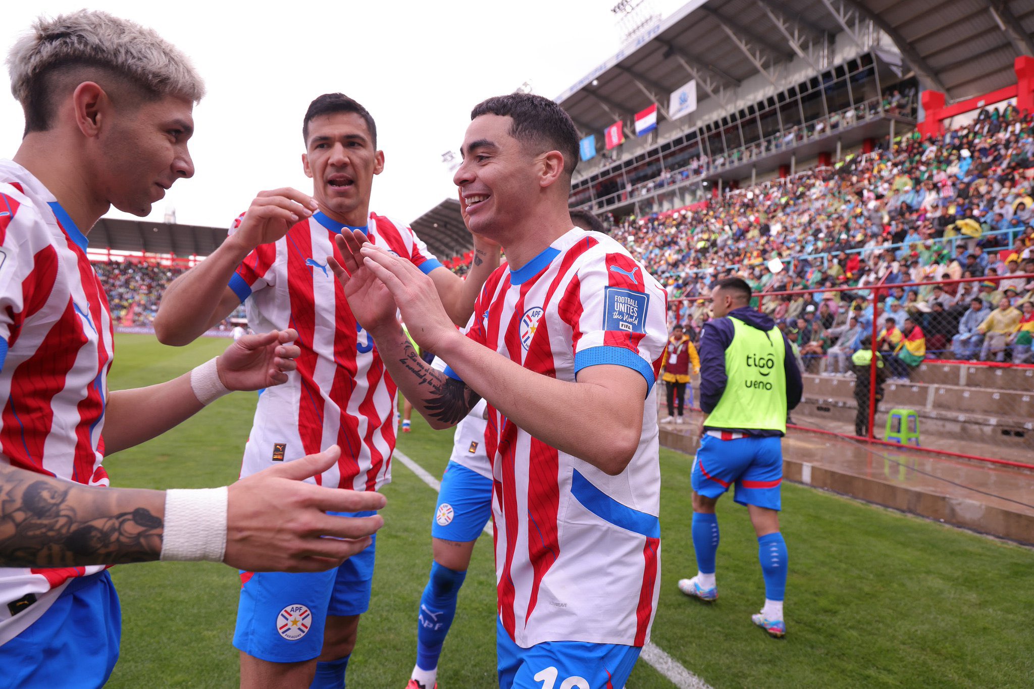 Paraguay rescató un empate en la altura