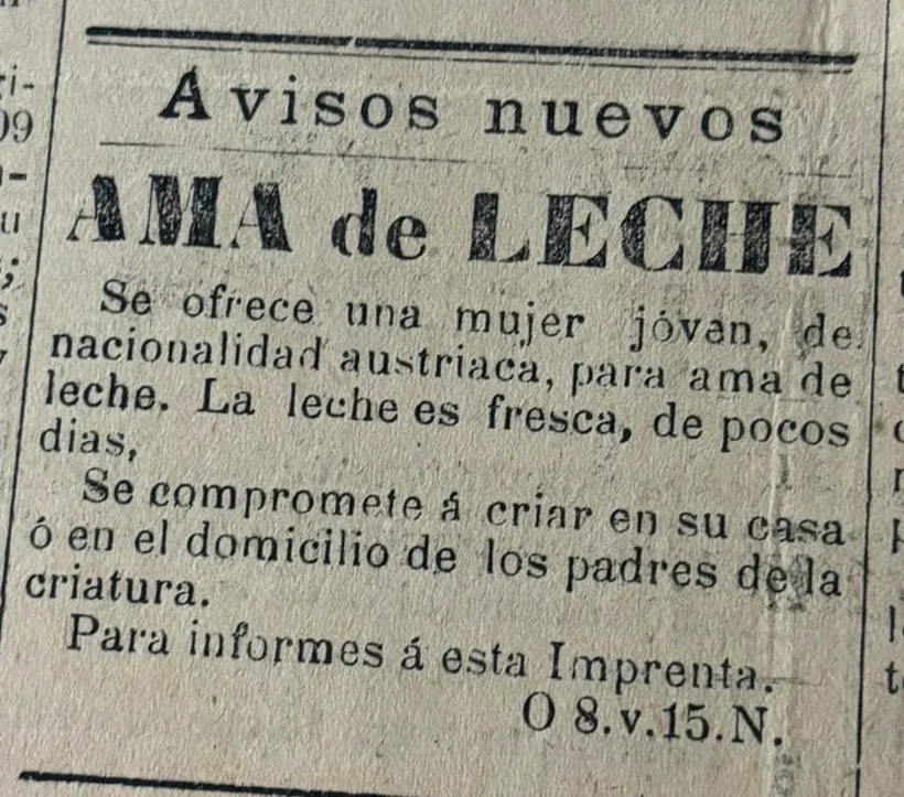 Recortes del archivo digitalizado de el eco de la década de 1880